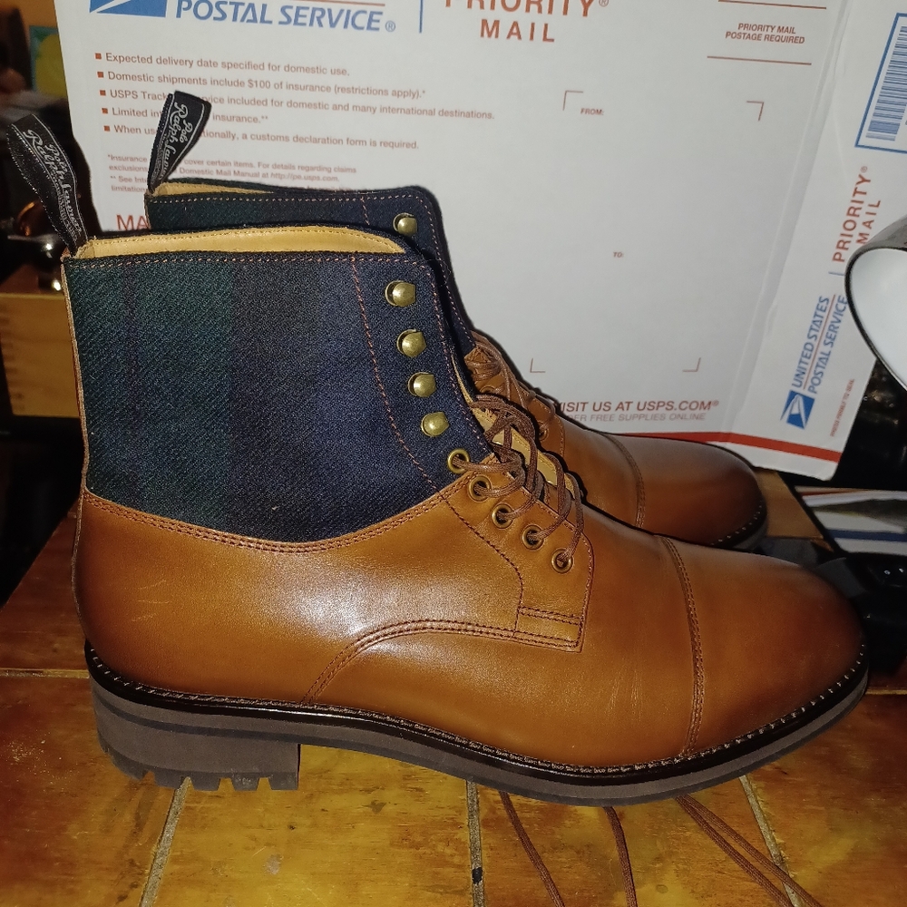 Mens Polo Ralph Lauren Bryson Boots 11.5 D - Picture 8 of 8
